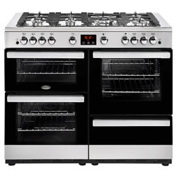 Belling Cookcentre 110G Gas Range Cooker Stainless Steel / Black